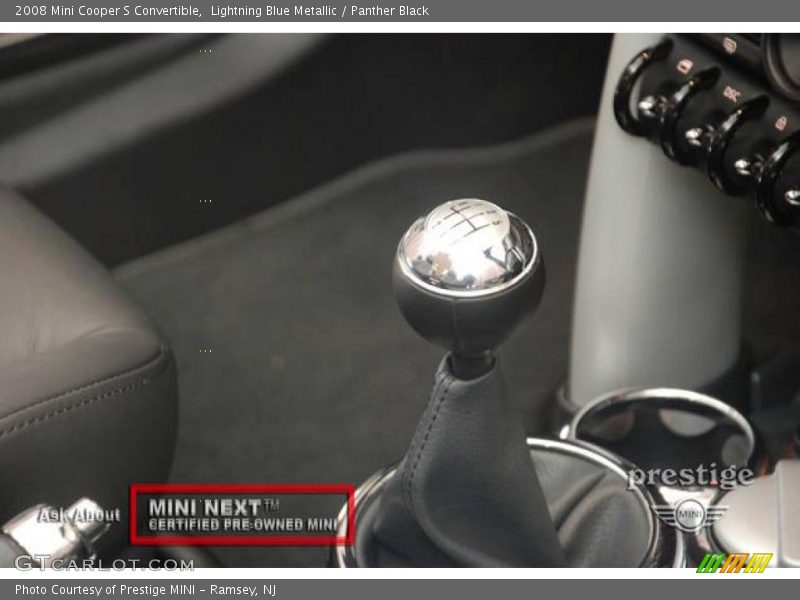 Lightning Blue Metallic / Panther Black 2008 Mini Cooper S Convertible