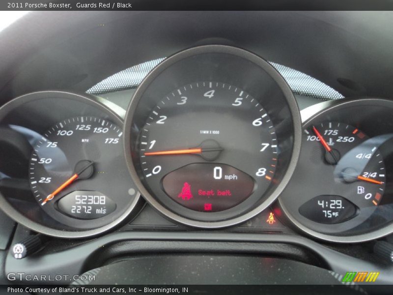 Guards Red / Black 2011 Porsche Boxster