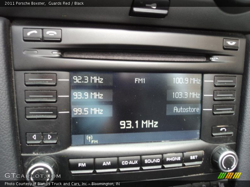 Guards Red / Black 2011 Porsche Boxster