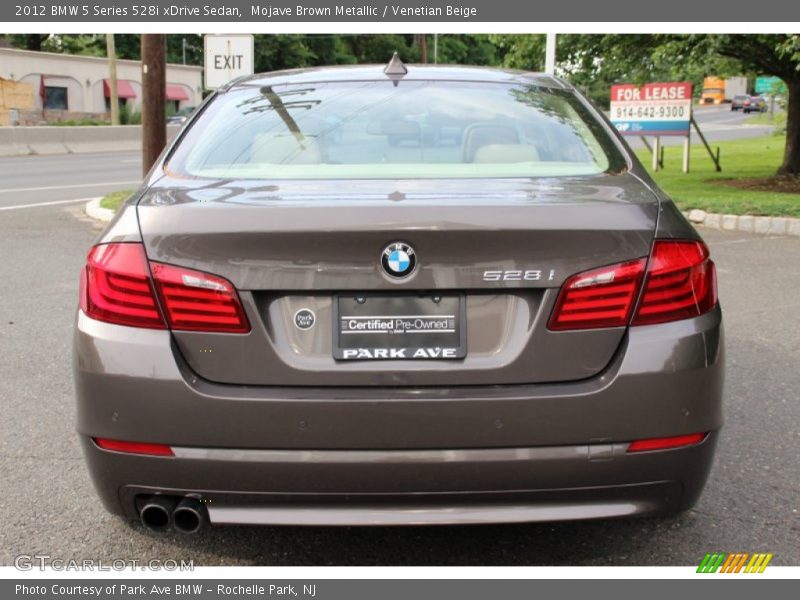 Mojave Brown Metallic / Venetian Beige 2012 BMW 5 Series 528i xDrive Sedan