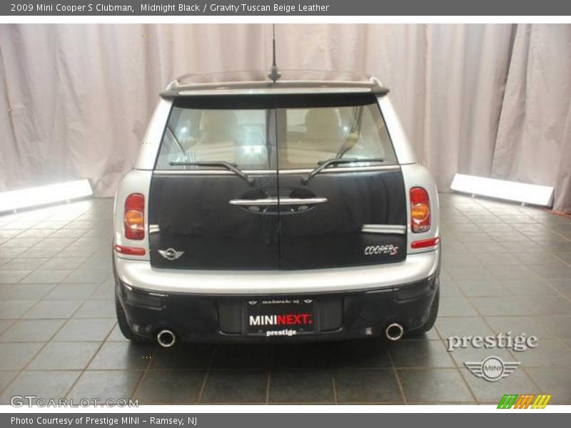 Midnight Black / Gravity Tuscan Beige Leather 2009 Mini Cooper S Clubman