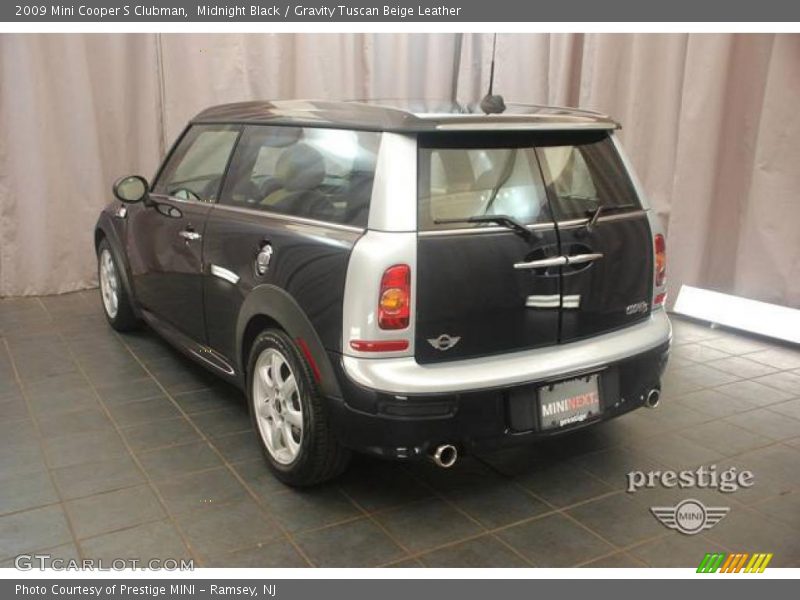 Midnight Black / Gravity Tuscan Beige Leather 2009 Mini Cooper S Clubman
