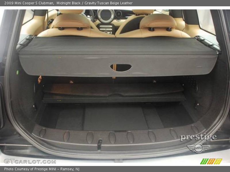 Midnight Black / Gravity Tuscan Beige Leather 2009 Mini Cooper S Clubman