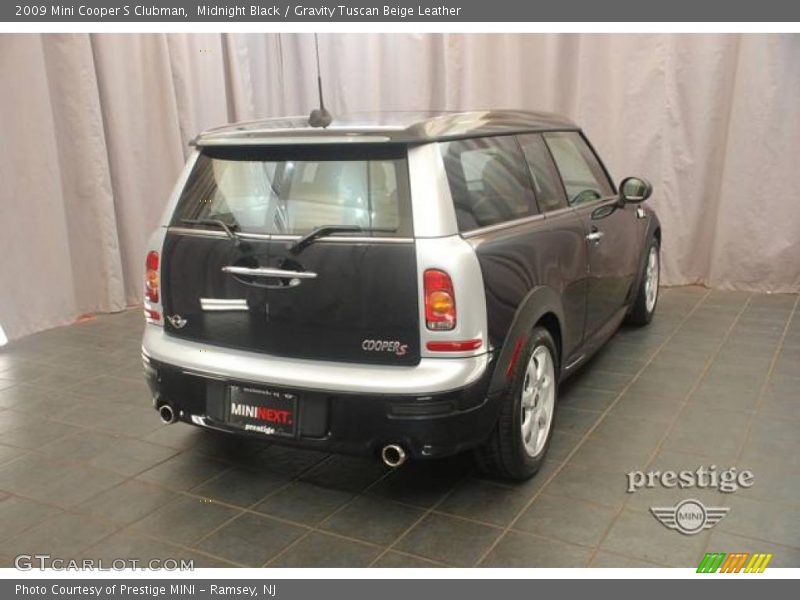 Midnight Black / Gravity Tuscan Beige Leather 2009 Mini Cooper S Clubman