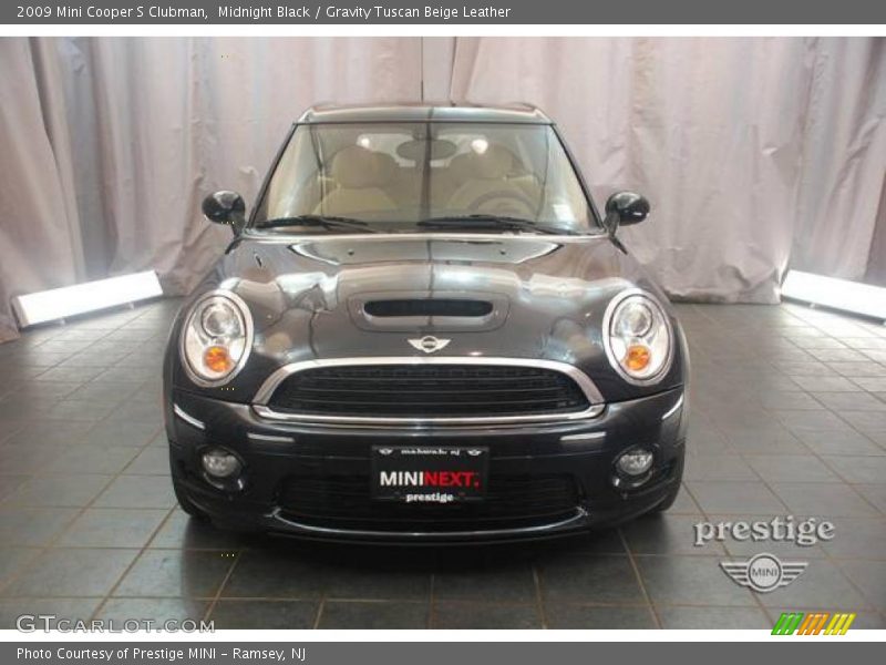 Midnight Black / Gravity Tuscan Beige Leather 2009 Mini Cooper S Clubman