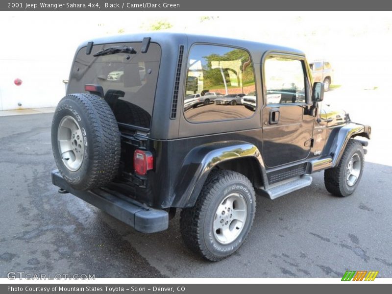 Black / Camel/Dark Green 2001 Jeep Wrangler Sahara 4x4