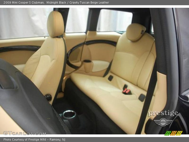 Midnight Black / Gravity Tuscan Beige Leather 2009 Mini Cooper S Clubman