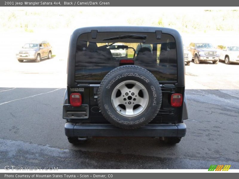 Black / Camel/Dark Green 2001 Jeep Wrangler Sahara 4x4