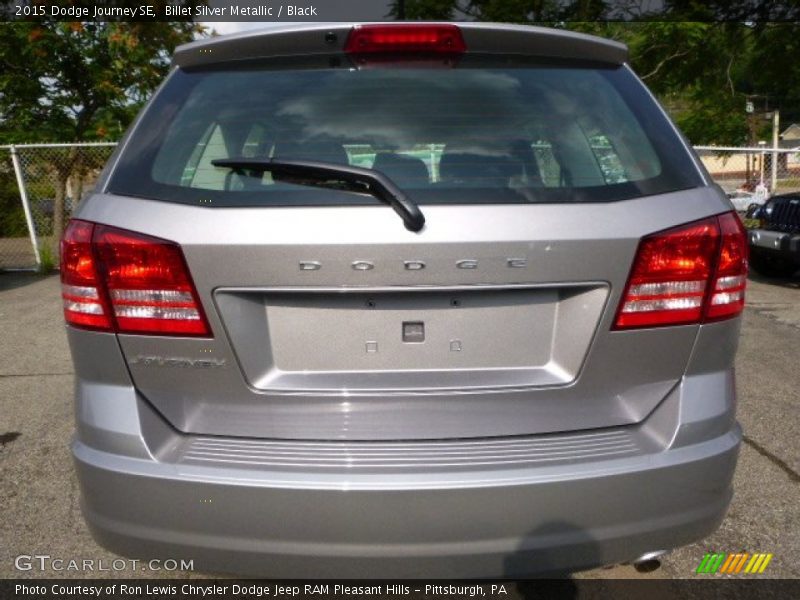 Billet Silver Metallic / Black 2015 Dodge Journey SE