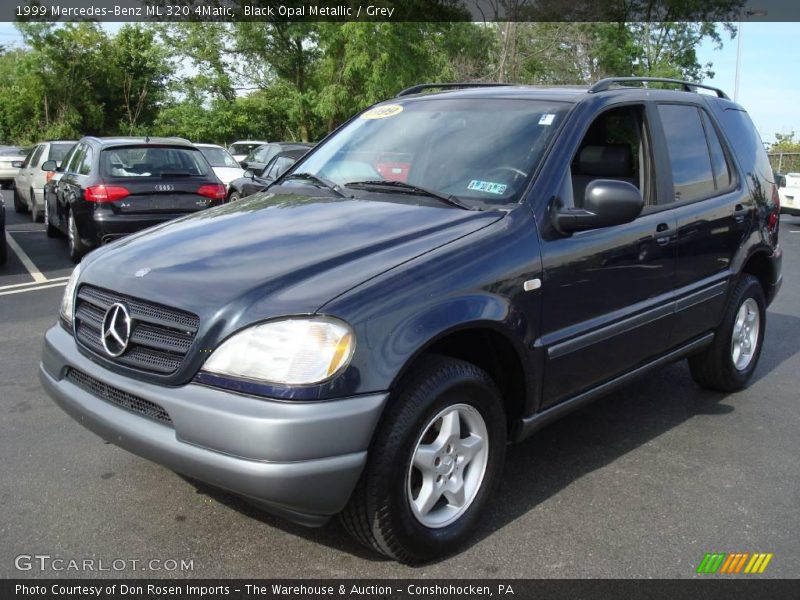 Black Opal Metallic / Grey 1999 Mercedes-Benz ML 320 4Matic