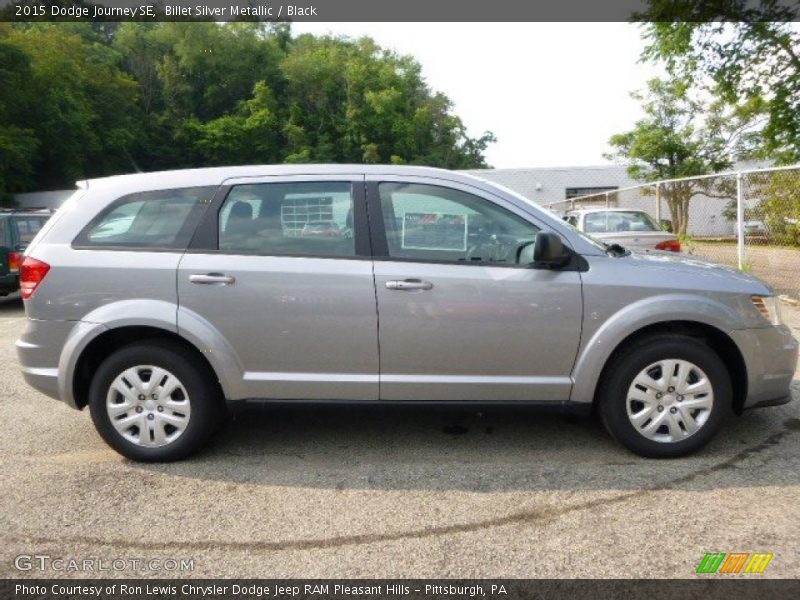 Billet Silver Metallic / Black 2015 Dodge Journey SE