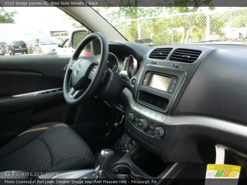 Billet Silver Metallic / Black 2015 Dodge Journey SE