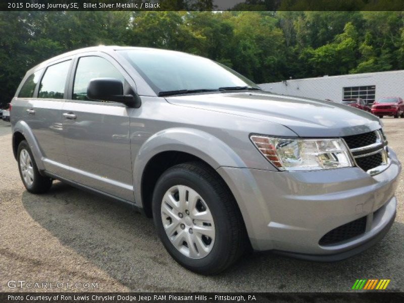 Billet Silver Metallic / Black 2015 Dodge Journey SE