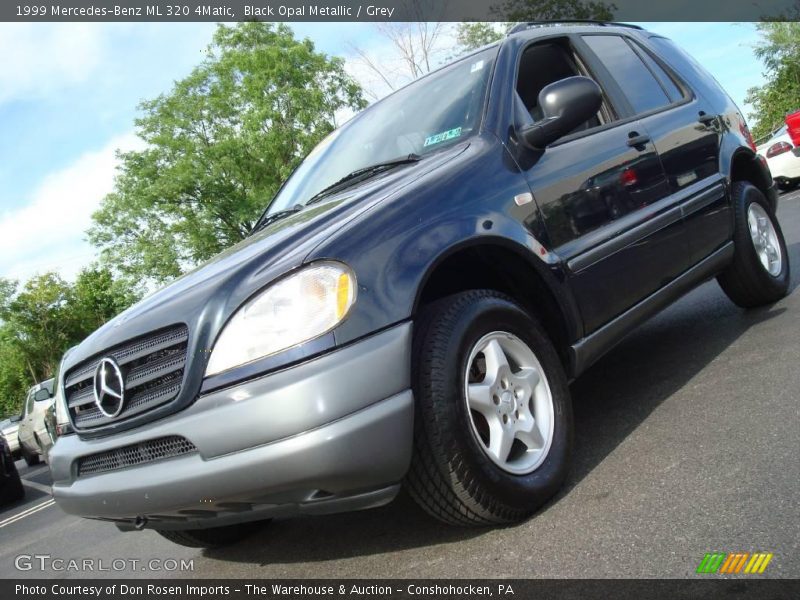 Black Opal Metallic / Grey 1999 Mercedes-Benz ML 320 4Matic