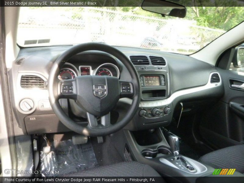 Billet Silver Metallic / Black 2015 Dodge Journey SE