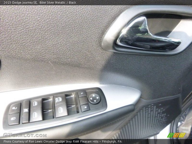 Billet Silver Metallic / Black 2015 Dodge Journey SE