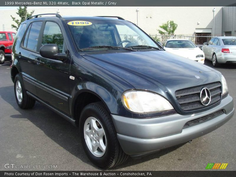 Black Opal Metallic / Grey 1999 Mercedes-Benz ML 320 4Matic