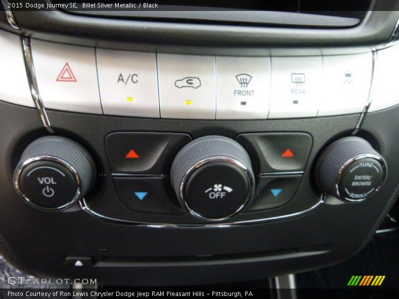 Billet Silver Metallic / Black 2015 Dodge Journey SE