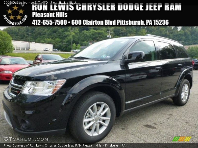 Pitch Black / Black 2015 Dodge Journey SXT AWD