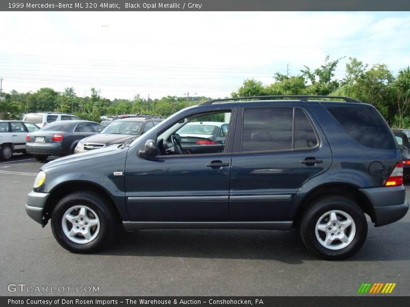 Black Opal Metallic / Grey 1999 Mercedes-Benz ML 320 4Matic
