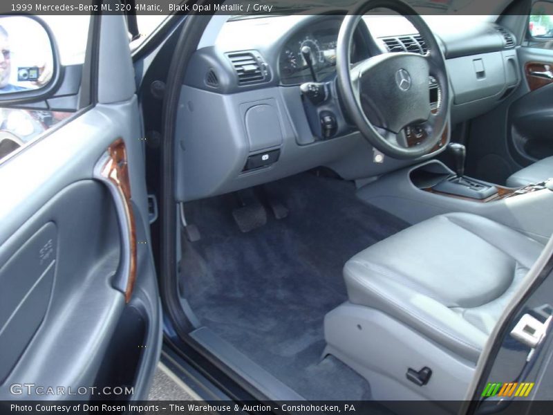 Black Opal Metallic / Grey 1999 Mercedes-Benz ML 320 4Matic