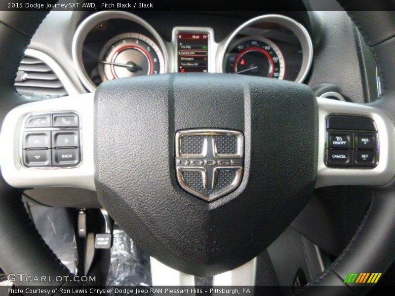 Pitch Black / Black 2015 Dodge Journey SXT AWD