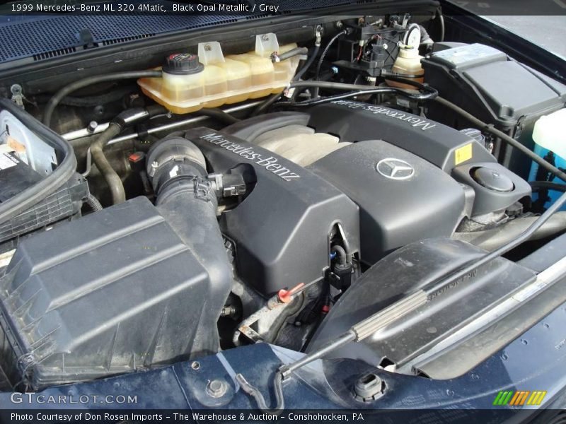 Black Opal Metallic / Grey 1999 Mercedes-Benz ML 320 4Matic