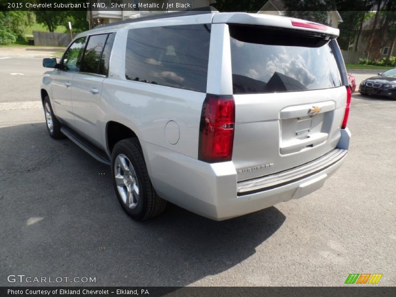 Silver Ice Metallic / Jet Black 2015 Chevrolet Suburban LT 4WD