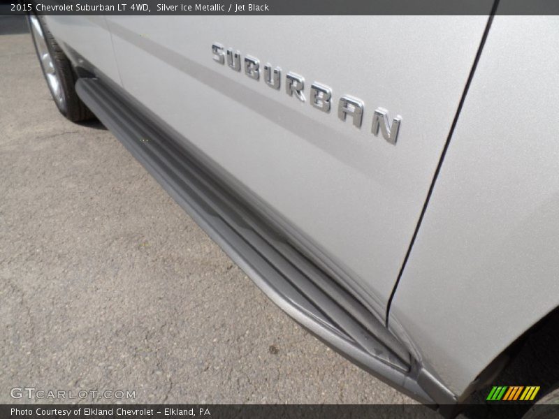 Silver Ice Metallic / Jet Black 2015 Chevrolet Suburban LT 4WD