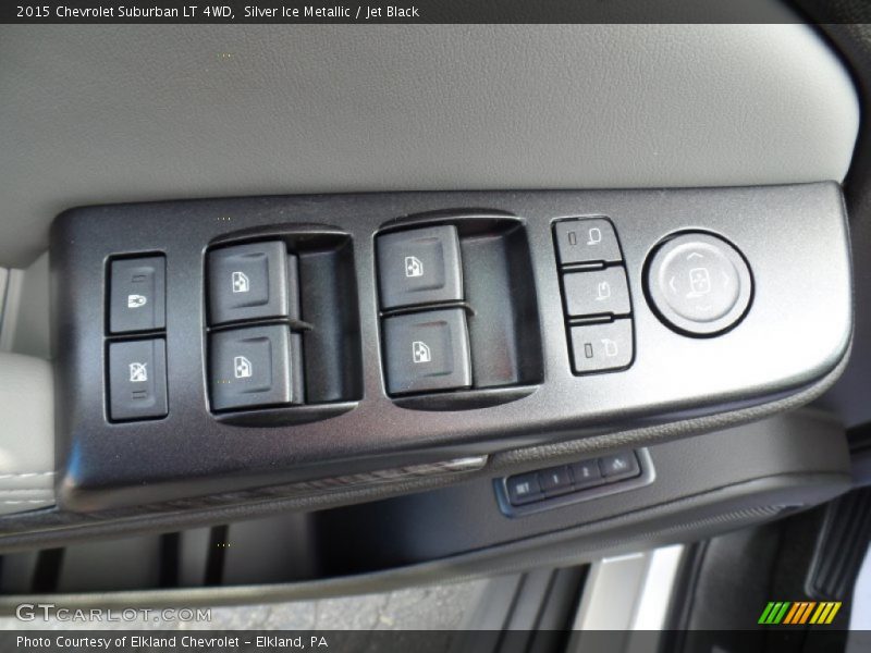 Silver Ice Metallic / Jet Black 2015 Chevrolet Suburban LT 4WD