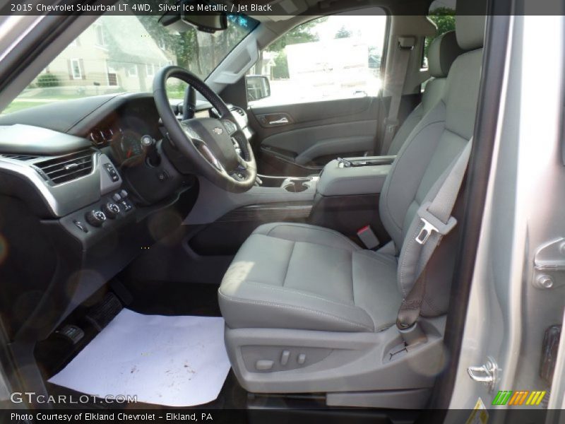 Silver Ice Metallic / Jet Black 2015 Chevrolet Suburban LT 4WD