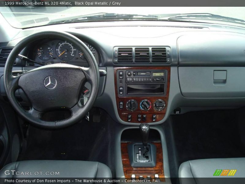 Black Opal Metallic / Grey 1999 Mercedes-Benz ML 320 4Matic