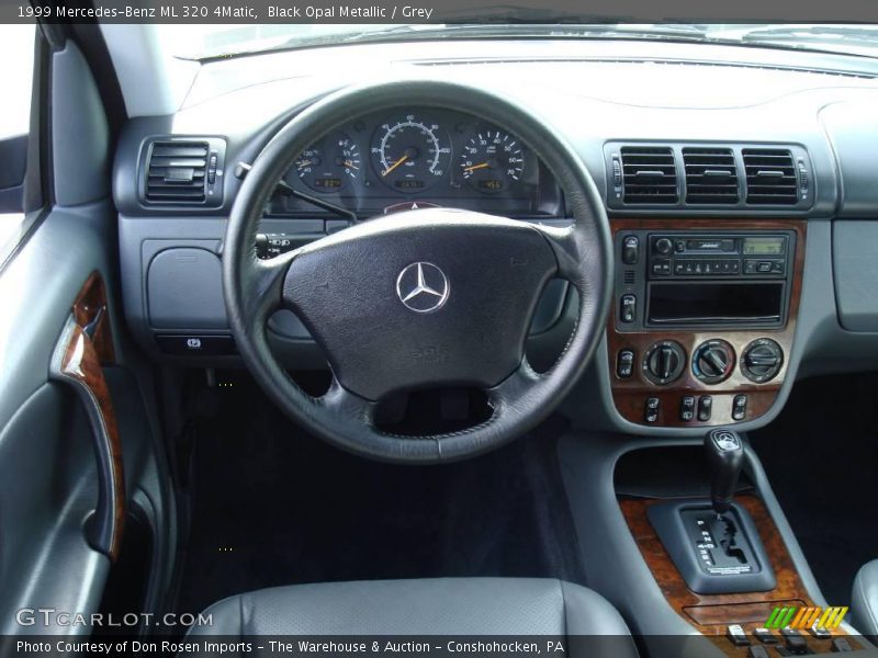Black Opal Metallic / Grey 1999 Mercedes-Benz ML 320 4Matic