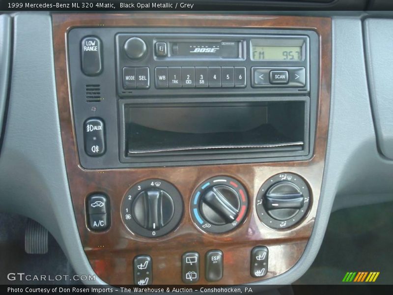 Black Opal Metallic / Grey 1999 Mercedes-Benz ML 320 4Matic