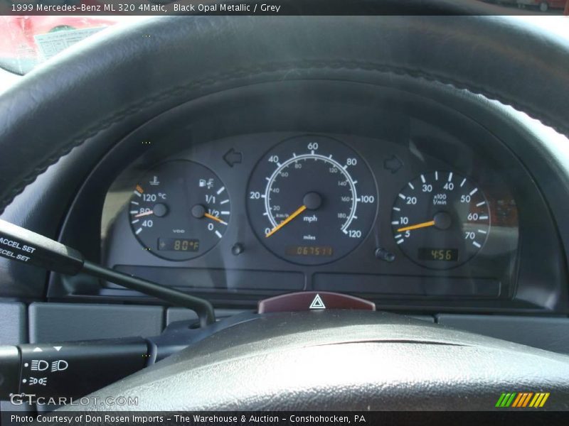 Black Opal Metallic / Grey 1999 Mercedes-Benz ML 320 4Matic