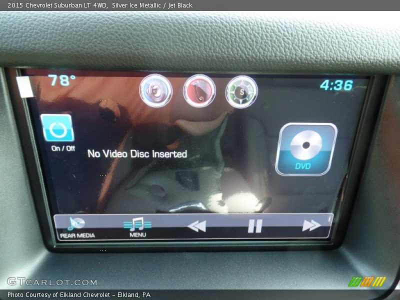 Silver Ice Metallic / Jet Black 2015 Chevrolet Suburban LT 4WD