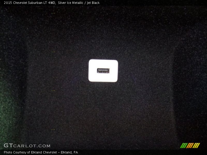 Silver Ice Metallic / Jet Black 2015 Chevrolet Suburban LT 4WD