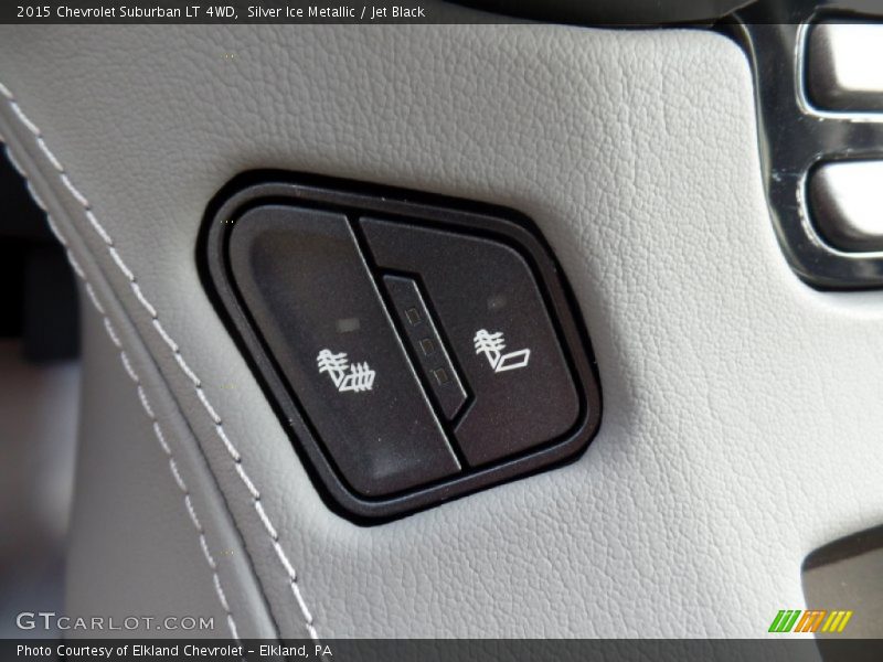 Silver Ice Metallic / Jet Black 2015 Chevrolet Suburban LT 4WD