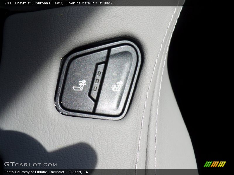 Silver Ice Metallic / Jet Black 2015 Chevrolet Suburban LT 4WD
