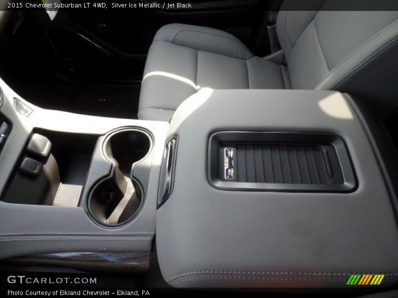 Silver Ice Metallic / Jet Black 2015 Chevrolet Suburban LT 4WD