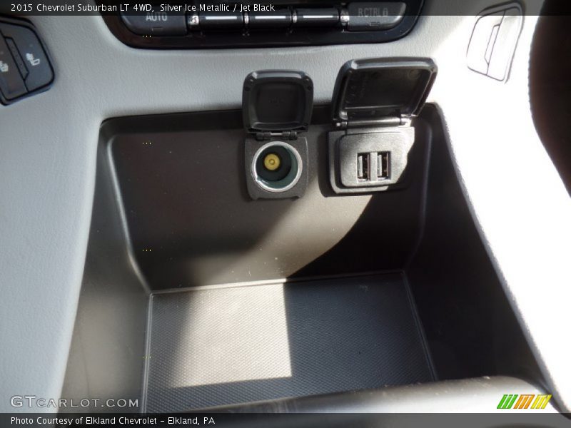 Silver Ice Metallic / Jet Black 2015 Chevrolet Suburban LT 4WD