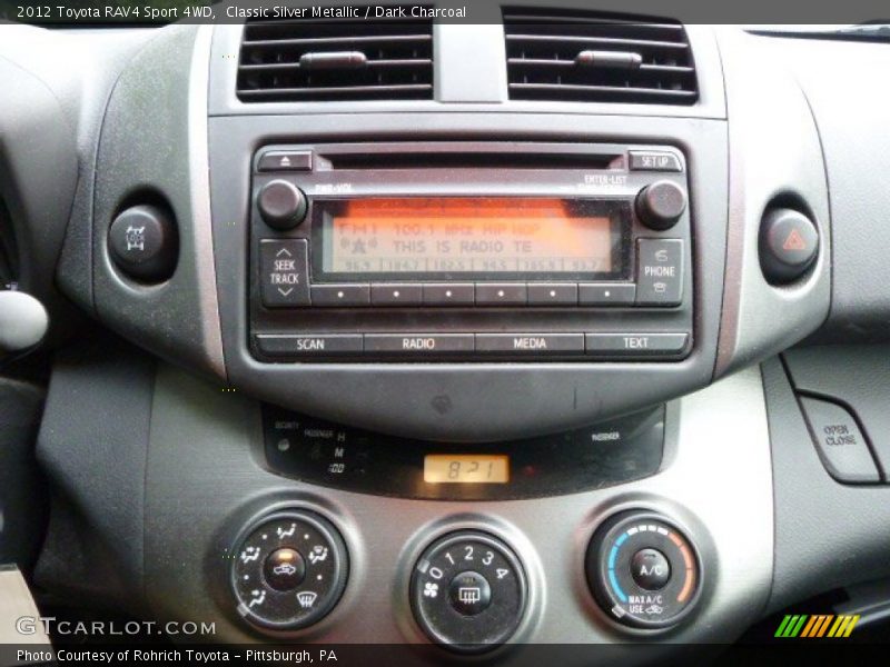 Classic Silver Metallic / Dark Charcoal 2012 Toyota RAV4 Sport 4WD