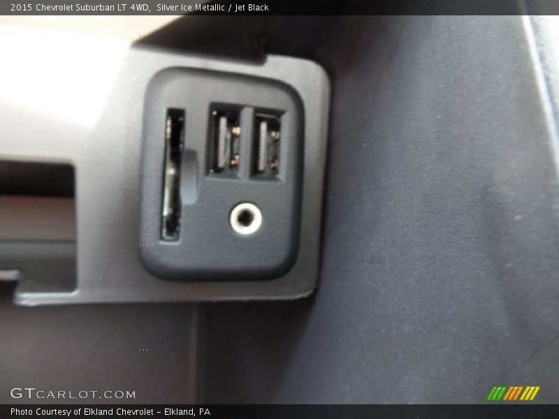 Silver Ice Metallic / Jet Black 2015 Chevrolet Suburban LT 4WD