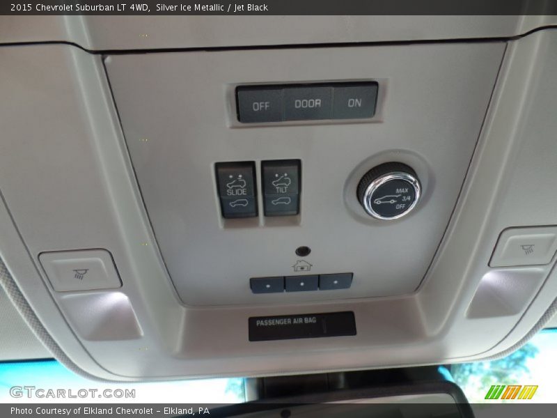 Silver Ice Metallic / Jet Black 2015 Chevrolet Suburban LT 4WD