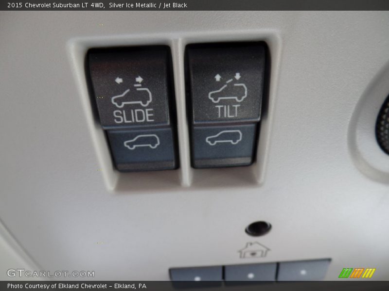 Silver Ice Metallic / Jet Black 2015 Chevrolet Suburban LT 4WD