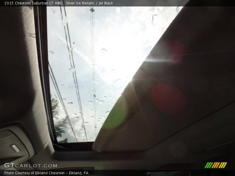 Silver Ice Metallic / Jet Black 2015 Chevrolet Suburban LT 4WD