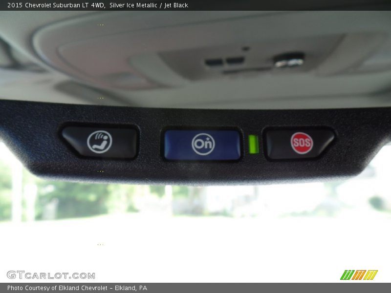 Silver Ice Metallic / Jet Black 2015 Chevrolet Suburban LT 4WD