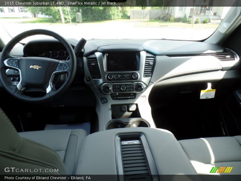 Silver Ice Metallic / Jet Black 2015 Chevrolet Suburban LT 4WD