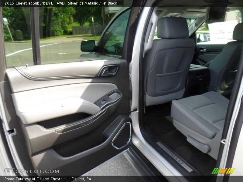 Silver Ice Metallic / Jet Black 2015 Chevrolet Suburban LT 4WD