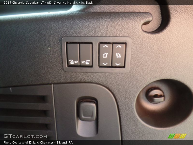 Silver Ice Metallic / Jet Black 2015 Chevrolet Suburban LT 4WD